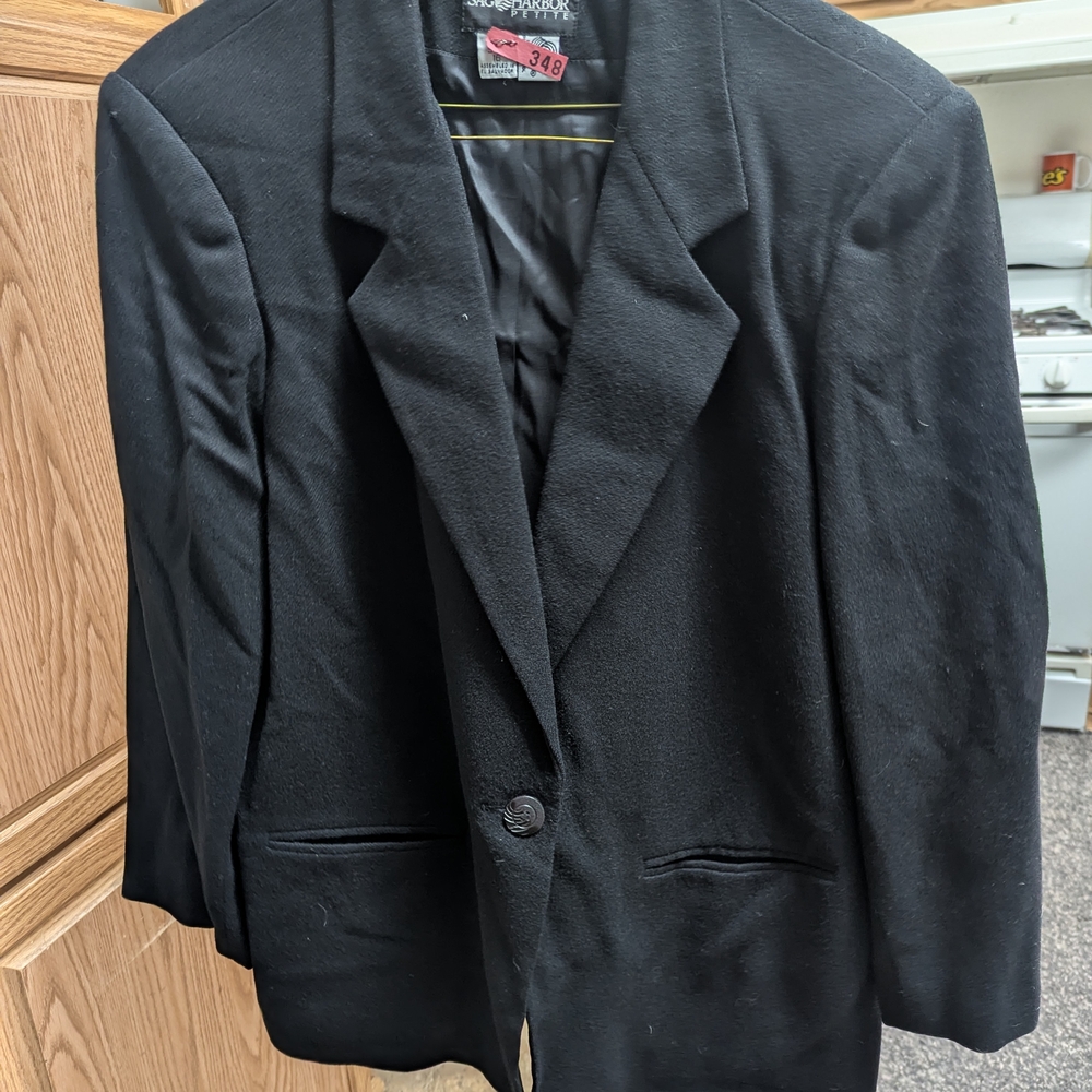 SAG Harbor black blazer size 16